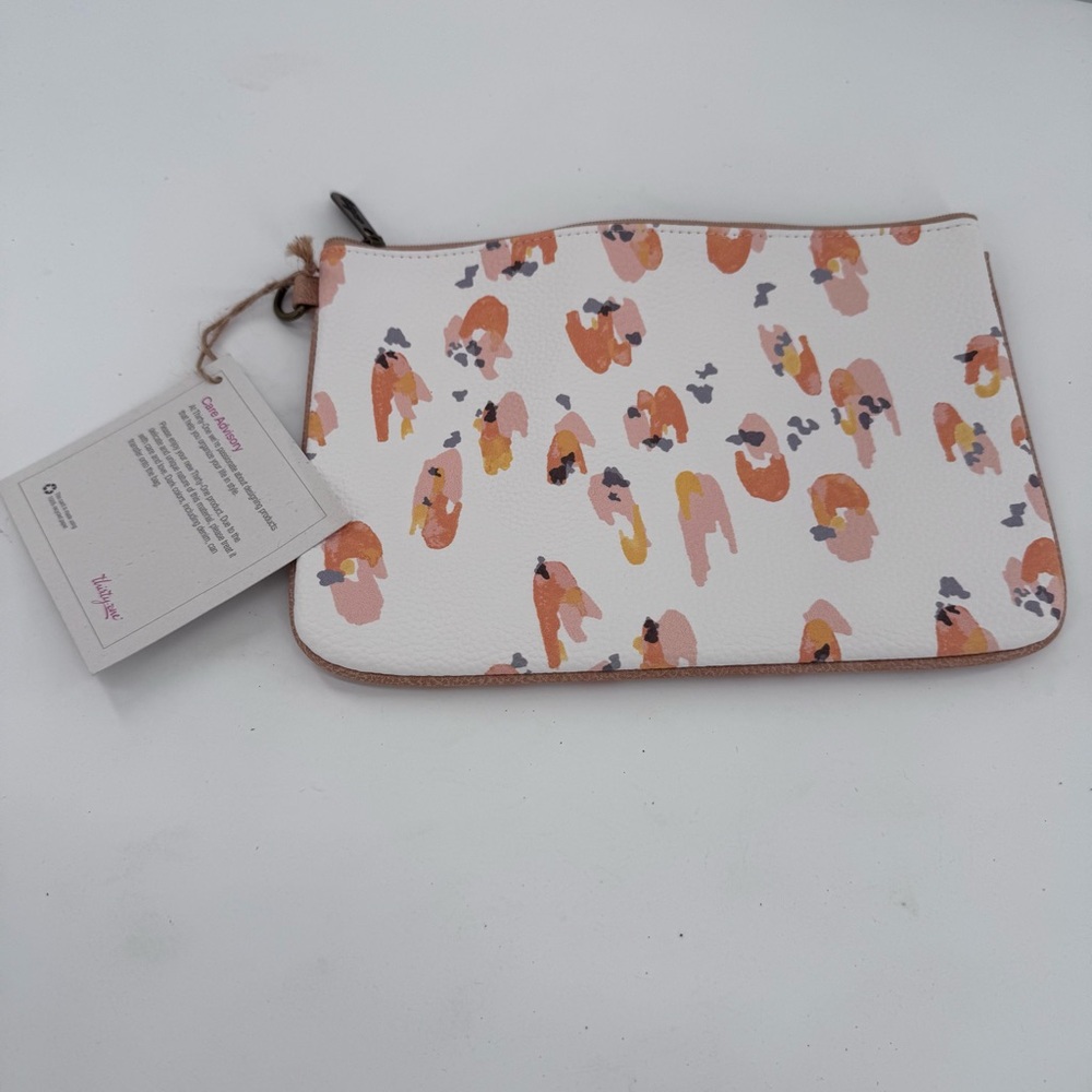Thirty-One Rubie Mini Beauty Pouch Bag Wildflower Print New‎